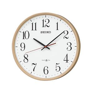 SEIKO 衛星電波掛け時計 「スペースリンク」 GP220A GP220A 薄茶木目模様