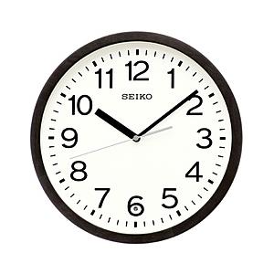 SEIKO 電波掛け時計 KX249K 黒茶木地塗装