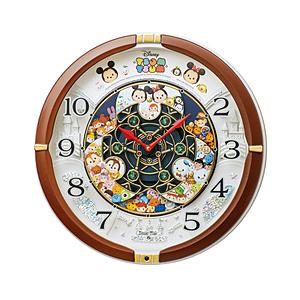 SEIKO からくり掛け時計「Disney Time（ディズニータイム）」　FW588B 茶メタリッ...