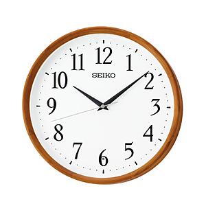 SEIKO 掛け時計 【スタンダード】 茶木地 KX264B ［電波自動受信機能有］