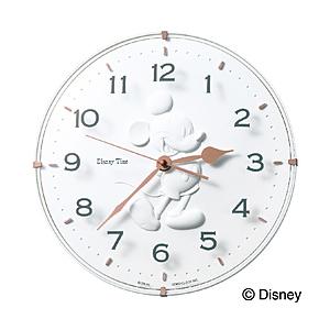 SEIKO 掛け時計 Disney Time（ディズニータイム）ミッキー 白