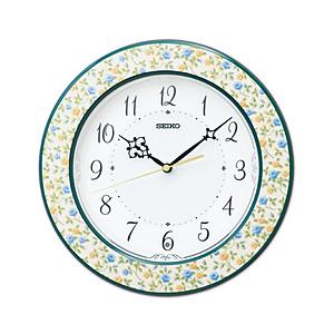 SEIKO 掛け時計　花模様光沢 【スタンダード】  KX266Y ［電波自動受信機能有］