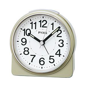 SEIKO 目覚まし時計 【PYXIS】 薄金色パール NR451G ［アナログ］