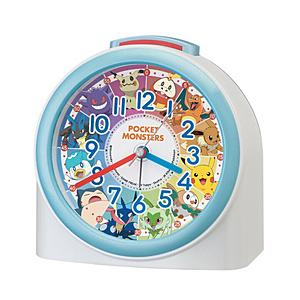 SEIKO 目覚まし時計 【ポケットモンスター】 白パール CQ426W ［アナログ］