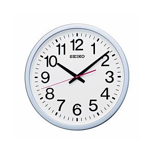SEIKO 掛け時計 【オフィスタイプ】 銀色メタリック KX277S ［電波自動受信機能有］