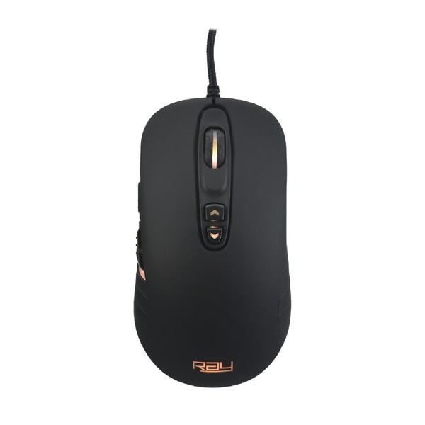 RAY RM-3360 ゲーミングマウス RAY ブラック [光学式 /7ボタン /USB /有線]