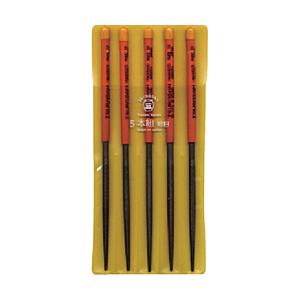 ツボサン MA005-03 ツボサン 組ヤスリ 5本組 丸 細目