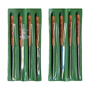 ツボサン SA008-02 ツボサン 組ヤスリ 8本組 三角 中目