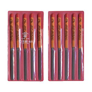 ツボサン HI010-01 ツボサン 組ヤスリ 10本組 平 荒目