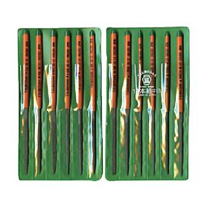 ツボサン ST012-02 ツボサン 組ヤスリセット 12本組 中目