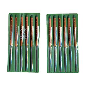 ツボサン HI012-02 ツボサン 組ヤスリ 12本組 平 中目