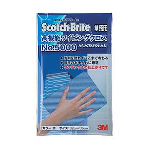 3Mジャパン 【業務用】3M　高機能ワイピングクロス　NO．5000　青　320X360mm WC5...