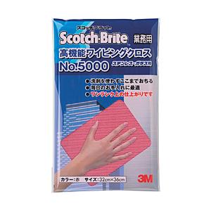 3Mジャパン 【業務用】3M　高機能ワイピングクロス　NO．5000　赤　320X360mm WC5...
