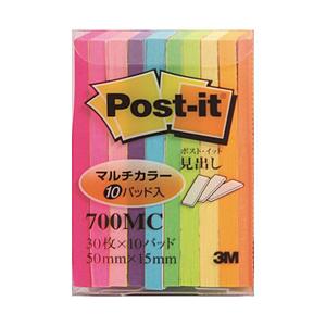 3Mジャパン 見出しマルチカラー Post-it(ポスト・イット) 混色 700MC