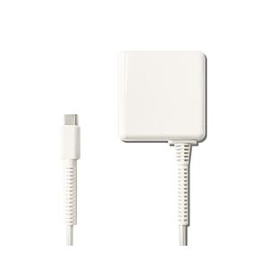 オズマ 超ロングブッシュで断線に強いType-Cケーブル一体型AC充電器 10W 1.5m  ホワイ...