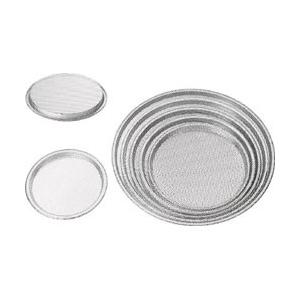 日本メタルワークス 丸型パンチング浅バット　14インチ　J02300000997