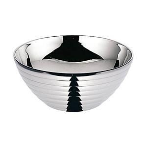 三宝産業 18-8 サラダボール/ライン（ダブル） 二重中空構造 26cm ＜PSLL506＞