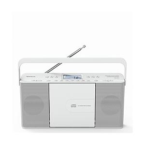 WINTECH CDクロックラジオ  ホワイト CDC-810 W