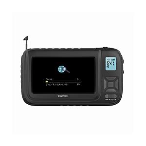 WINTECH 4.3インチ液晶付き ポータブルワンセグテレビ＆ラジオ WINTECH  TVR-L...