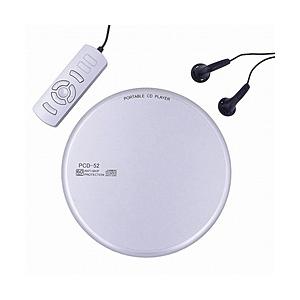 WINTECH ポータブルＣＤプレーヤー WINTECH シルバー PCD-52