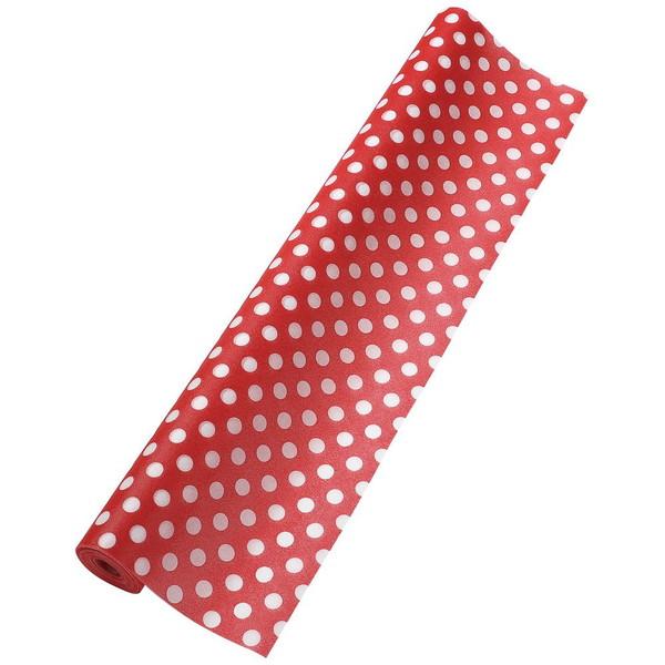 アーテック カラー不織布 10m巻 水玉  赤 15098