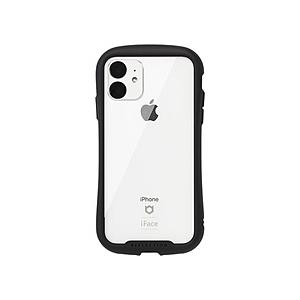 HAMEE iPhone 11 6.1インチ iFace Reflection強化ガラスクリアケース 41-907351 ブラック [振込不可]