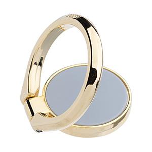 HAMEE salisty マットカラースマートフォンリング  パウダーブルー 41-954676