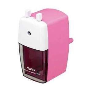 アスカ えんぴつけずりき asmix ピンク PS60P ［手動タイプ］