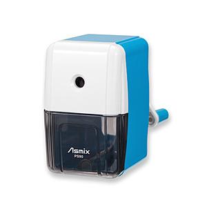 アスカ えんぴつけずりき asmix ブルー PS90B ［手動タイプ］