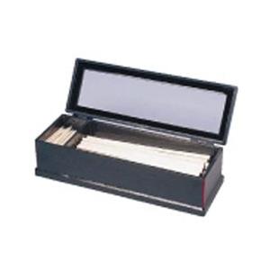 福井クラフト 元禄箸箱 黒渕朱（ヨージ入付） 82013570 ＜RHS47＞ [振込不可]