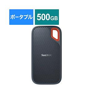 SanDisk(サンディスク) SDSSDE60-500G-J25　ポータブルSSD 500GB [USB 3.1（Gen 2）・Mac/Win] サンディスク エクストリーム ポータブルSSD