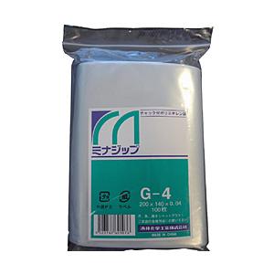 酒井化学工業 チャック付ポリエチレン袋　「ミナジップ」　MZG4