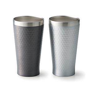 アペックスハート グラシア サーモタンブラー ペアセット シルバー×グ