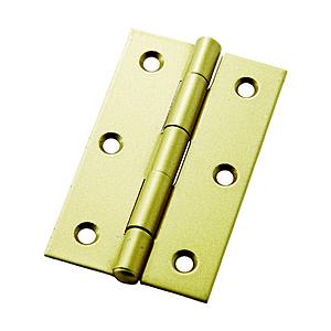 フジテック フジテック　カラー丁番　袋入り（２枚）・厚口８９ｍｍ・ゴールド   B-11046