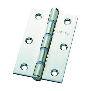 フジテック フジテック　ステンレス丁番（ＳＵＳ３０４）　１枚・厚口７６ｍｍ   B-11135