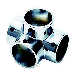 フジテック フジテック　パイプ継手四方エルボ・２５ｍｍ（ネジ止め付）   B-28417