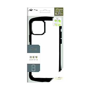 エアージェイ iPhone2021　6.1inch　3眼 背面クリアケース　BK