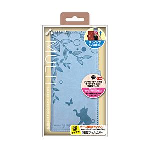 エアージェイ アンドロイド汎用ケース手帳型 CATシリーズ   ACLAM2CATBL