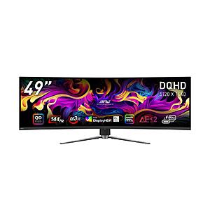 MSI(エムエスアイ) MPG 491CQP QD-OLED USB-C対応 ゲーミングモニター  ...