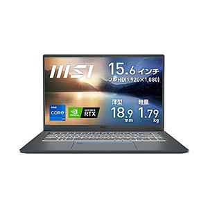 MSI Prestige-15-A11UC-088JP ノートパソコン Prestige 15 A11 カーボングレイ