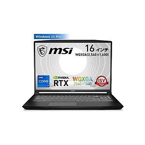 CreatorPro-M16-422JP ゲーミングノートパソコン   ［16.0型 /Windows11 Pro /intel Core i7 /メモリ：32GB /SSD：1TB /無し /日本語版キーボード /2022年4月…