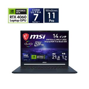 MSI(エムエスアイ) ゲーミングノートパソコン Stealth 14 AI Studio A1V ...
