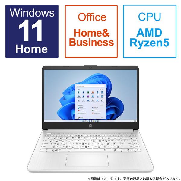 ノートパソコン HP 14s ピュアホワイト 6F8S3PA-AANB ［14.0型 /Window...