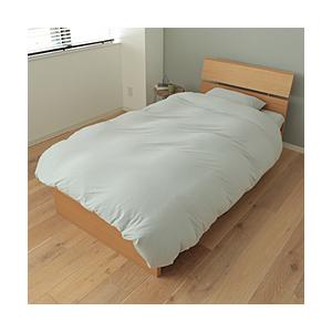 メルクロス 【掛け布団カバー】やわらか天竺ニット（シングル/約150×210cm/グレー）  グレー