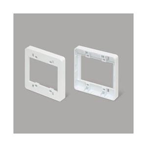 マサル工業 コンセント用引出フレーム 2個用 ホワイト SFBK22 【864】
