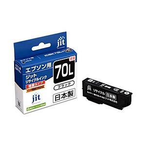 ジット 【リサイクル】 ［エプソン：ICBK70L（ブラック増量）対応] リサイクルインクカートリッ...