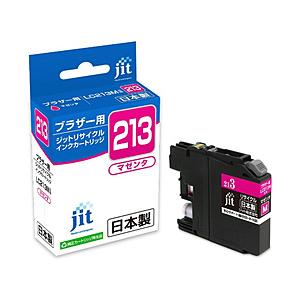 ジット 【リサイクル】[ブラザー： LC213M] リサイクルインクカートリッジ（マゼンダ） JIT...