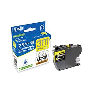ジット JIT-B3111Y 互換リサイクルインクカートリッジ [ブラザー LC3111Y] イエロ...