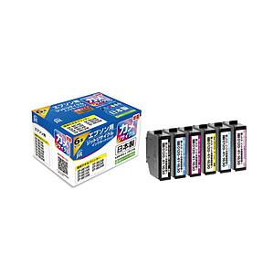 LPC3T35インクカートリッジセット　リサイクル　2セット ジット 互換リサイクルインクカートリッジ [エプソン KAM-6CL]カメ互換