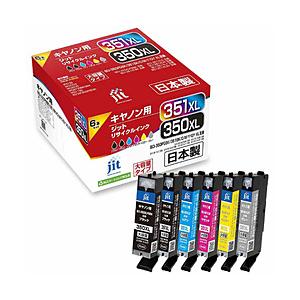 ジット 【リサイクル】 [キヤノン：BCI-351XL+350XL/6MP対応] リサイクルインクカ...
